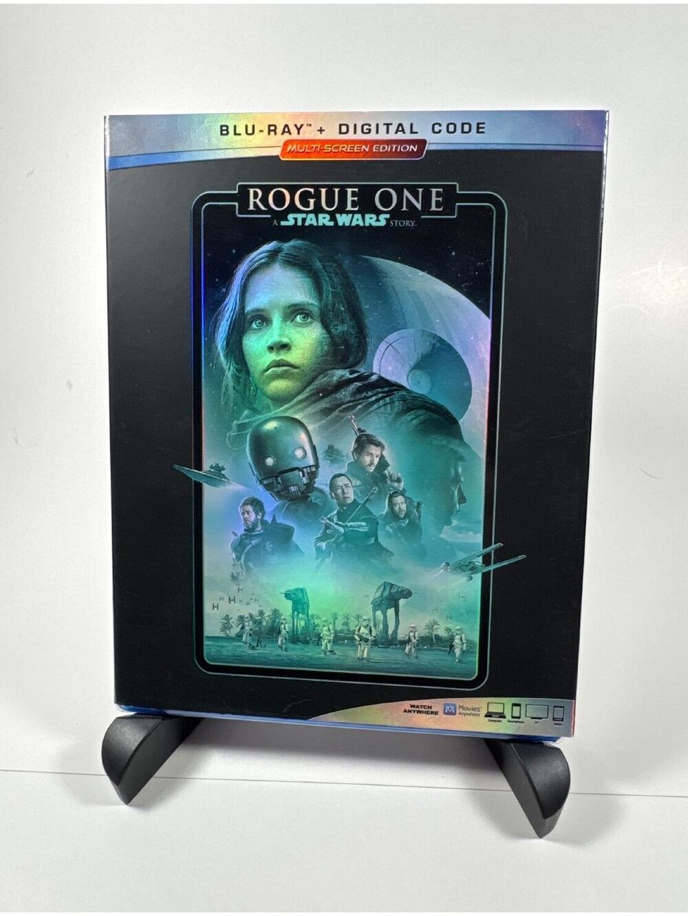 Rogue One: A Star Wars Story Blu-ray Multi-Screen Ed. Digital Code w/Sleeve NEW